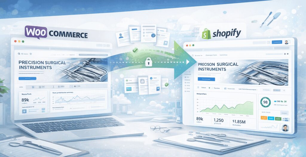 woocommerce to shopify migration